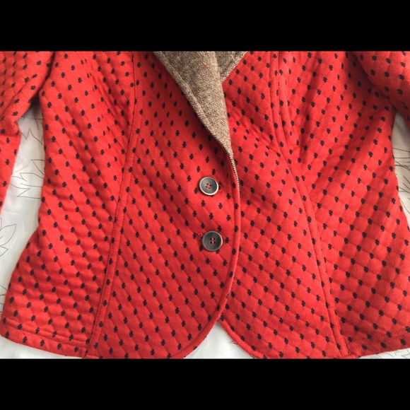 🌻hp🌻{free people} burnt orange quilted blazer - Picture 6 of 8